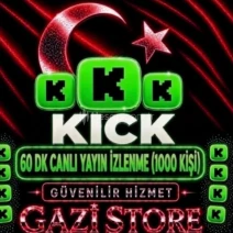 ⭐KİCK 60 DK  CANLI YAYIN İZLEYİCİ (1000 KİŞİ)GARANTİLİ⭐