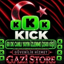 ⭐KİCK 60 DK  CANLI YAYIN İZLEYİCİ (2500 KİŞİ)GARANTİLİ⭐