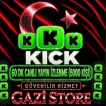 ⭐KİCK 60 DK  CANLI YAYIN İZLEYİCİ (5000 KİŞİ)GARANTİLİ⭐