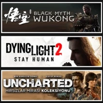 3lü Set Black Myth Wukong+Dying Light 2+Uncharted 4