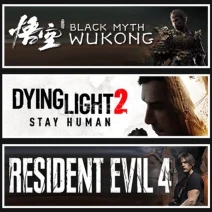 3lü Set Wukong+Dying Light 2+Resıdent Evıl 4