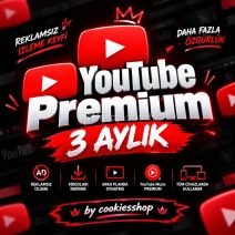 YouTube 3 Aylık Premium kodu|OTO TESLİM ✨