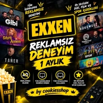 Exxen 1 aylık Üyelik Reklamsız|OTO TESLİM✨