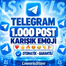 💎(GARANTİLİ) 1.000 OLUMLU POST EMOJİ TEPKİSİ + İZLENME