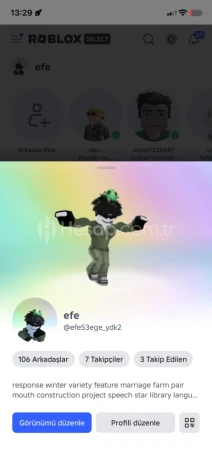 ⚡ EFSANE ROBLOX HESABI | 2400 robuxluk avatar