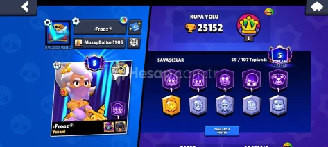 En iyi Fp BRAWL STARS hesapi ⭐BOLCA KARAKTER☺