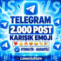 💎(GARANTİLİ) 2000 OLUMLU POST EMOJİ TEPKİSİ + İZLENME