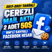 2017-2021 TARİHLİ ⭐ 2 BM`Lİ GLOBAL FACEBOOK ⭐