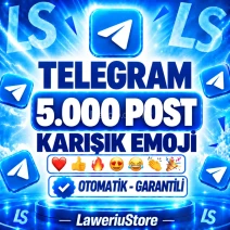 💎(GARANTİLİ) 5.000 OLUMLU POST EMOJİ TEPKİSİ + İZLENME