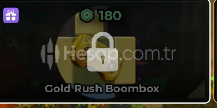 Evade Gold Rush Boombox Skins Gamepass Gift