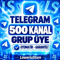 💎(GARANTİLİ) TELEGRAM 500 KANAL-GRUP ÜYESİ