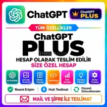 ⭐ KİŞİSEL CHATGPT PLUS CODEX 1 AYLIK GARANTİ ⭐