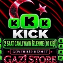 ⭐KİCK 120 DK  CANLI YAYIN İZLEYİCİ (10 KİŞİ)GARANTİLİ⭐