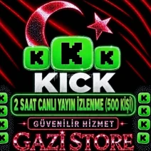 ⭐KİCK 120 DK CANLI YAYIN İZLEYİCİ (500 KİŞİ)GARANTİLİ⭐