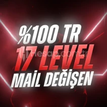 %100 TR 17 LEVEL MAİL DEĞİŞEN HESAP⭐
