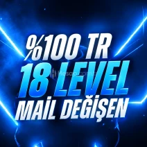 ⭐(%100TR) 18 LEVEL MAİL DEĞİŞEN HESAP⭐