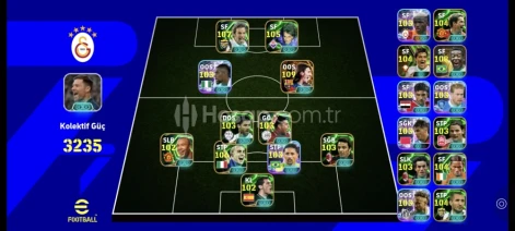 3235 kolektif güç eFootball hesabı