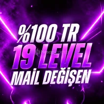 %100 TR 18 LEVEL MAİL DEĞİŞEN HESAP⭐