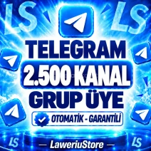 💎(GARANTİLİ) TELEGRAM 2500 KANAL-GRUP ÜYESİ