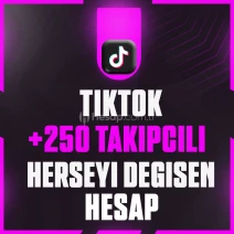 ⭐TİKTOK HERŞEYİ DEĞİŞEN +250 TAKİPÇİLİ HESAP⭐