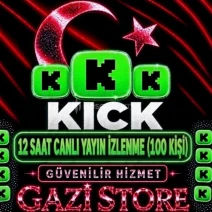 ⭐KİCK 12 SAAT CANLI YAYIN İZLEYİCİ (100 KİŞİ)GARANTLİ⭐