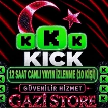 ⭐KİCK 12 SAAT CANLI YAYIN İZLEYİCİ (10 KİŞİ)GARANTLİ⭐