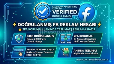 ⚡ Doğrulanmış İŞLETLEMLİ FB l 2FA KORUMALI ⚡
