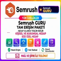 ⭐ KİŞİSEL Semrush Guru 14 GÜNLÜK GARANTİ⭐