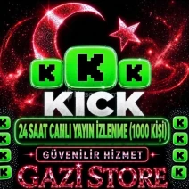 ⭐KİCK 24 SAAT CANLI YAYIN İZLEYİCİ (1000 KİŞİ)GARANTLİ⭐
