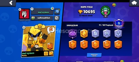 10.700kupa 71 karakter bomba hesap aldın aldınn