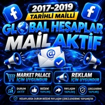 2017-2019 TARİHLİ GLOBAL FACEBOOK HESAPLARI