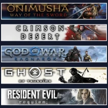 Onimusha +Crimson +RAGN. +Tsushima+RE9