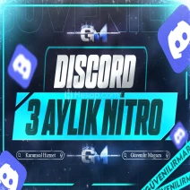 Discord Nitro 3 Ay 2x Boost Oto Teslim