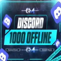 Discord Üye 1000 Offline - Hızlıca