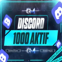 Discord 1000 Online Üye - Hızlıca