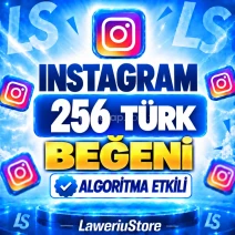 💎 (INSTAGRAM 256 TÜRK BEĞENİ) - ALGORİTMA ETKİLİ 💎