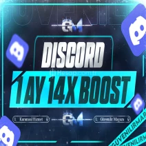 Discord 1 Ay 14x Boost - Hızlıca