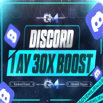 Discord 1 Ay 30x Boost - Hızlıca