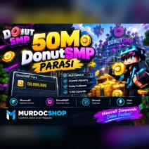 DonutSMP 50M Money - SERİ- UCUZ