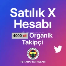 4000 organik Türk takipçili FB taraftar hesabı