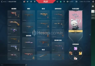 (DETAYLAR AÇIKLAMADA) Skin dolu valorant hesabı