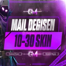 Fortnite 10-30 Skin Mail Değişen Random Hesap
