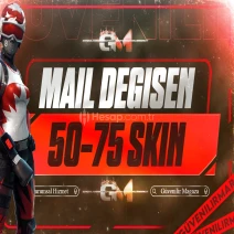 Fortnite 50-75 Skin Mail Değişen Random Hesap