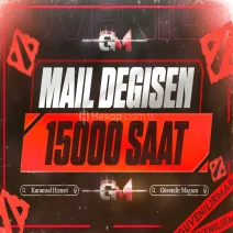 Dota 2 15000+ Saat Mail Değişen Hesap