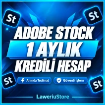 💎(ADOBE STOCK 1 AYLIK KREDİLİ HESAP)