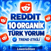 💎(ORGANİK) REDDİT 10 TÜRK YORUM