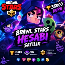 ⭐BRAWL STARS EMEK VERİLMİŞ HESAP⭐35K