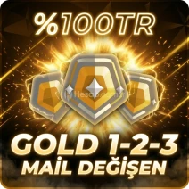 [%100TR MAİL DEĞİŞEN | GOLD 1-2-3 | GARANTİ