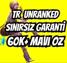 ⭐FRESH HANDMADE[BAN RİSKSİZ TR 60K ÖZ 30 LVL UNRANKED