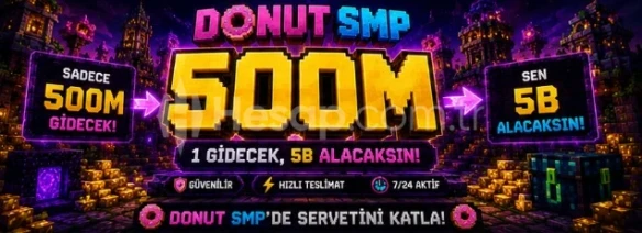 DonutSMP |500M| Money Çabucaakkk Teslimat